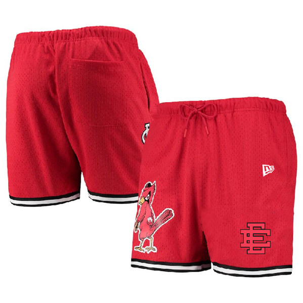 Men's St. Louis Cardinals Red Mesh Shorts